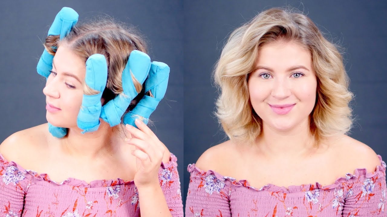 New Video: Testing Sleep Styler Heatless Curlers on Short Hair